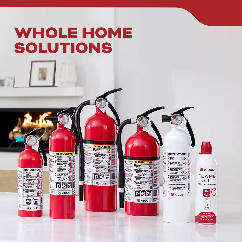 Home 3-A:40-B:C Class ABC 2.5 Lb. Fire Extinguisher, FA340