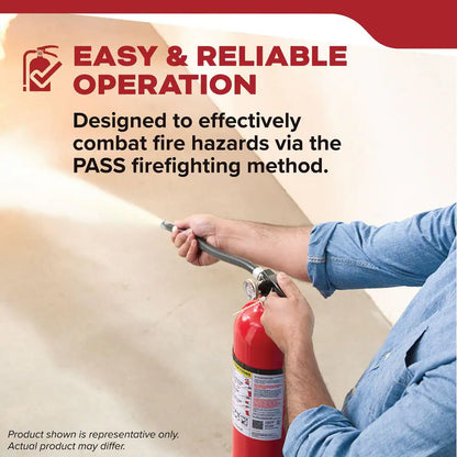 Home 3-A:40-B:C Class ABC 2.5 Lb. Fire Extinguisher, FA340