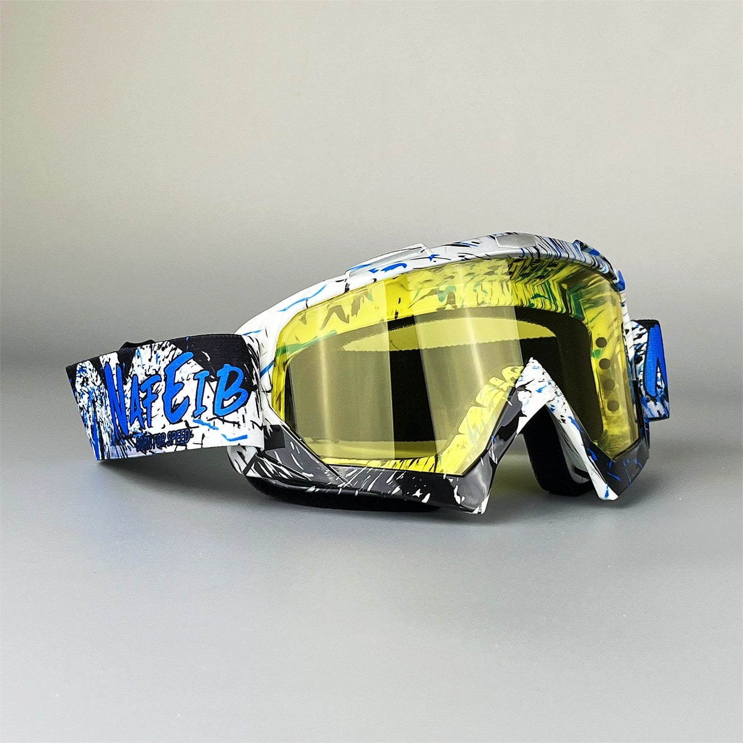 NAFEIB Off-Road Motorcycle Goggles, Skiing Windproof Goggles, Men'S and Women'S Universal Cycling Helmets, Glasses