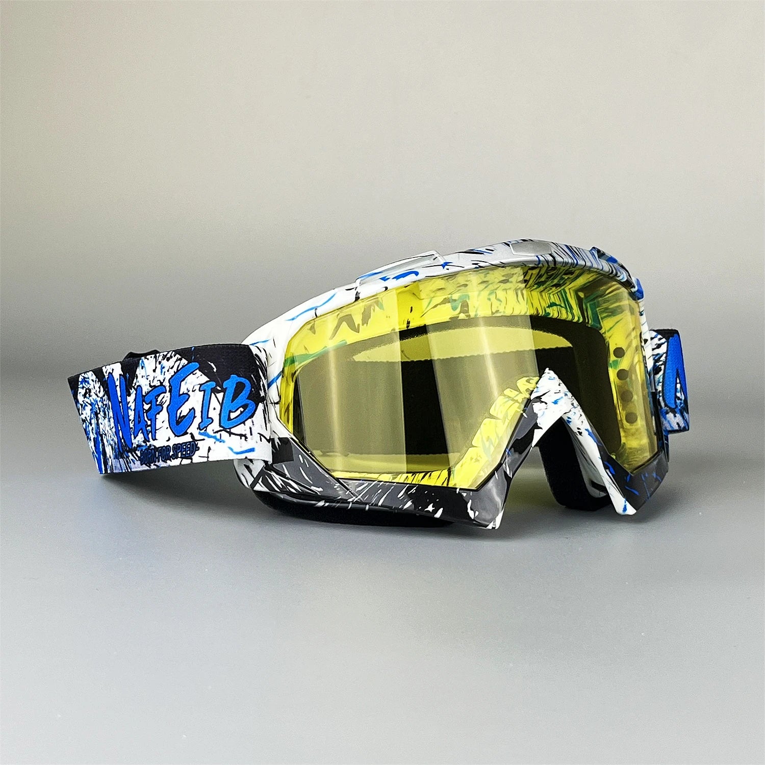 NAFEIB Off-Road Motorcycle Goggles, Skiing Windproof Goggles, Men'S and Women'S Universal Cycling Helmets, Glasses