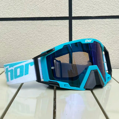 Motocross Goggles, Windproof Eyewear for Off-Road Motorcycles, Bicycle Helmets, Motorcycles, and Off-Road Biking Accessories VTT