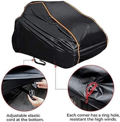 420D UTV Cover 2 Seater Heavy Duty Compatible with Polaris RZR General, Can Am Maverick, Talon, Teryx4, CFMOTO Zforce 800 950, Viking YXZ1000R, 2-3 Seater All Weather Protection Sxs Cover