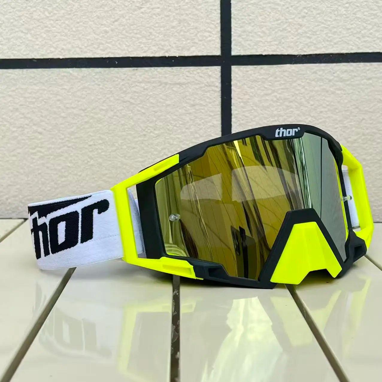 Motocross Goggles, Windproof Eyewear for Off-Road Motorcycles, Bicycle Helmets, Motorcycles, and Off-Road Biking Accessories VTT