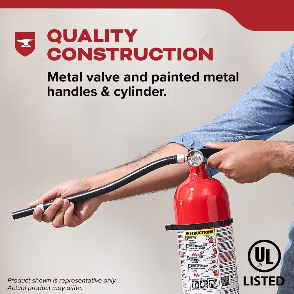 Home 3-A:40-B:C Class ABC 2.5 Lb. Fire Extinguisher, FA340