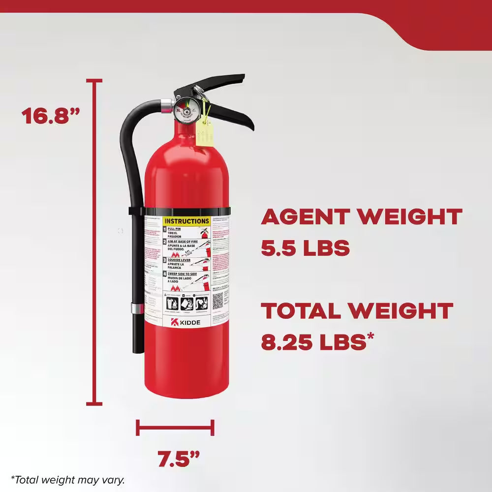 Home 3-A:40-B:C Class ABC 2.5 Lb. Fire Extinguisher, FA340