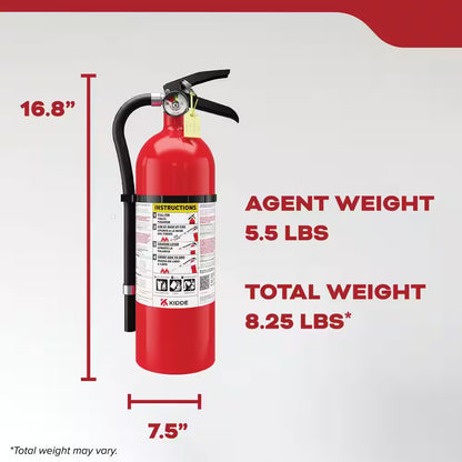 Home 3-A:40-B:C Class ABC 2.5 Lb. Fire Extinguisher, FA340