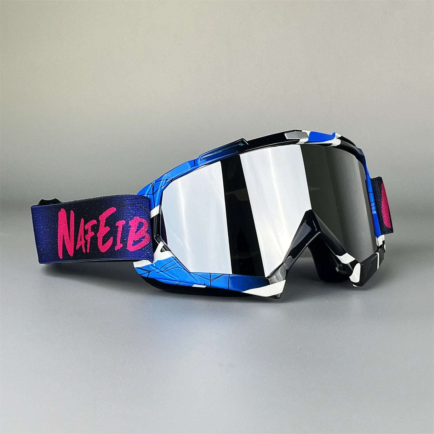 NAFEIB Off-Road Motorcycle Goggles, Skiing Windproof Goggles, Men'S and Women'S Universal Cycling Helmets, Glasses