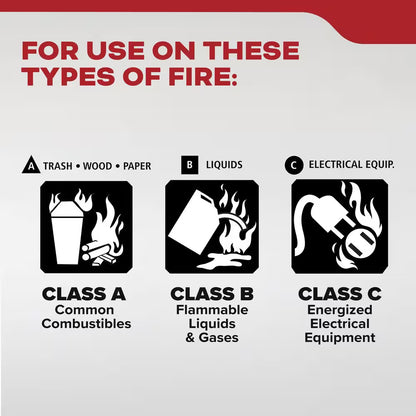 Home 3-A:40-B:C Class ABC 2.5 Lb. Fire Extinguisher, FA340