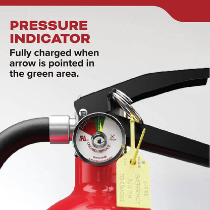 Home 3-A:40-B:C Class ABC 2.5 Lb. Fire Extinguisher, FA340