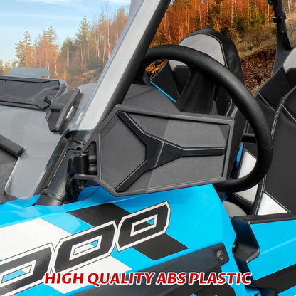 Adjustable Rearview Side Mirrors for Polaris RZR XP 1000 14-23, Folding Clear Rear View Side Mirrors for Polaris RZR XP XP4 1000 Turbo S 1000 900 2014-2023 Accessories(2Pcs, Replace #2881198)