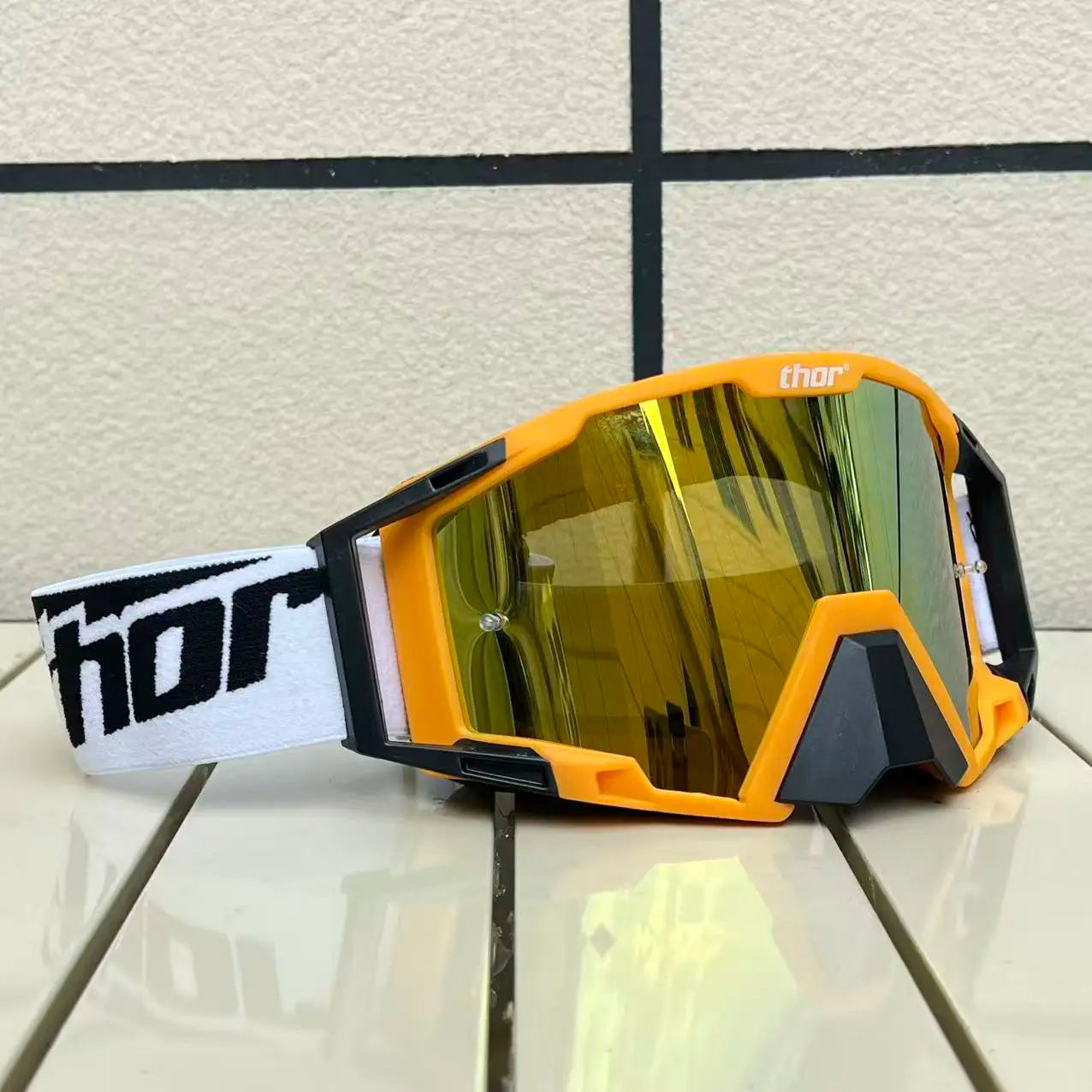 Motocross Goggles, Windproof Eyewear for Off-Road Motorcycles, Bicycle Helmets, Motorcycles, and Off-Road Biking Accessories VTT
