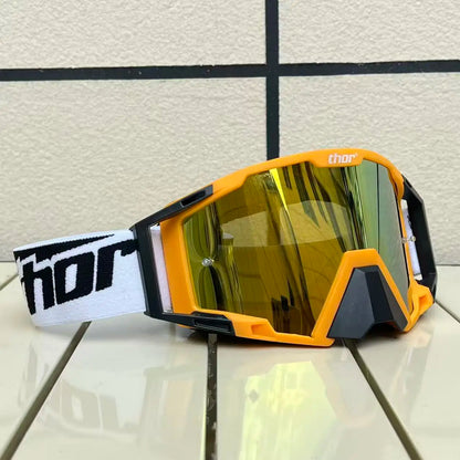 Motocross Goggles, Windproof Eyewear for Off-Road Motorcycles, Bicycle Helmets, Motorcycles, and Off-Road Biking Accessories VTT