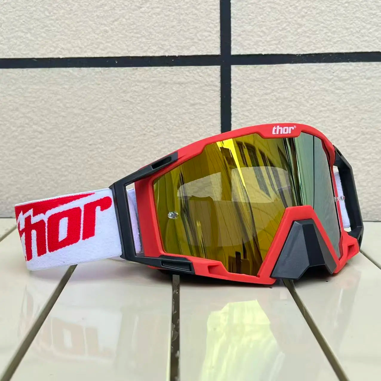 Motocross Goggles, Windproof Eyewear for Off-Road Motorcycles, Bicycle Helmets, Motorcycles, and Off-Road Biking Accessories VTT