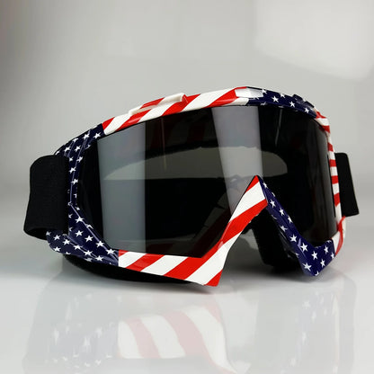 NAFEIB Off-Road Motorcycle Goggles, Skiing Windproof Goggles, Men'S and Women'S Universal Cycling Helmets, Glasses