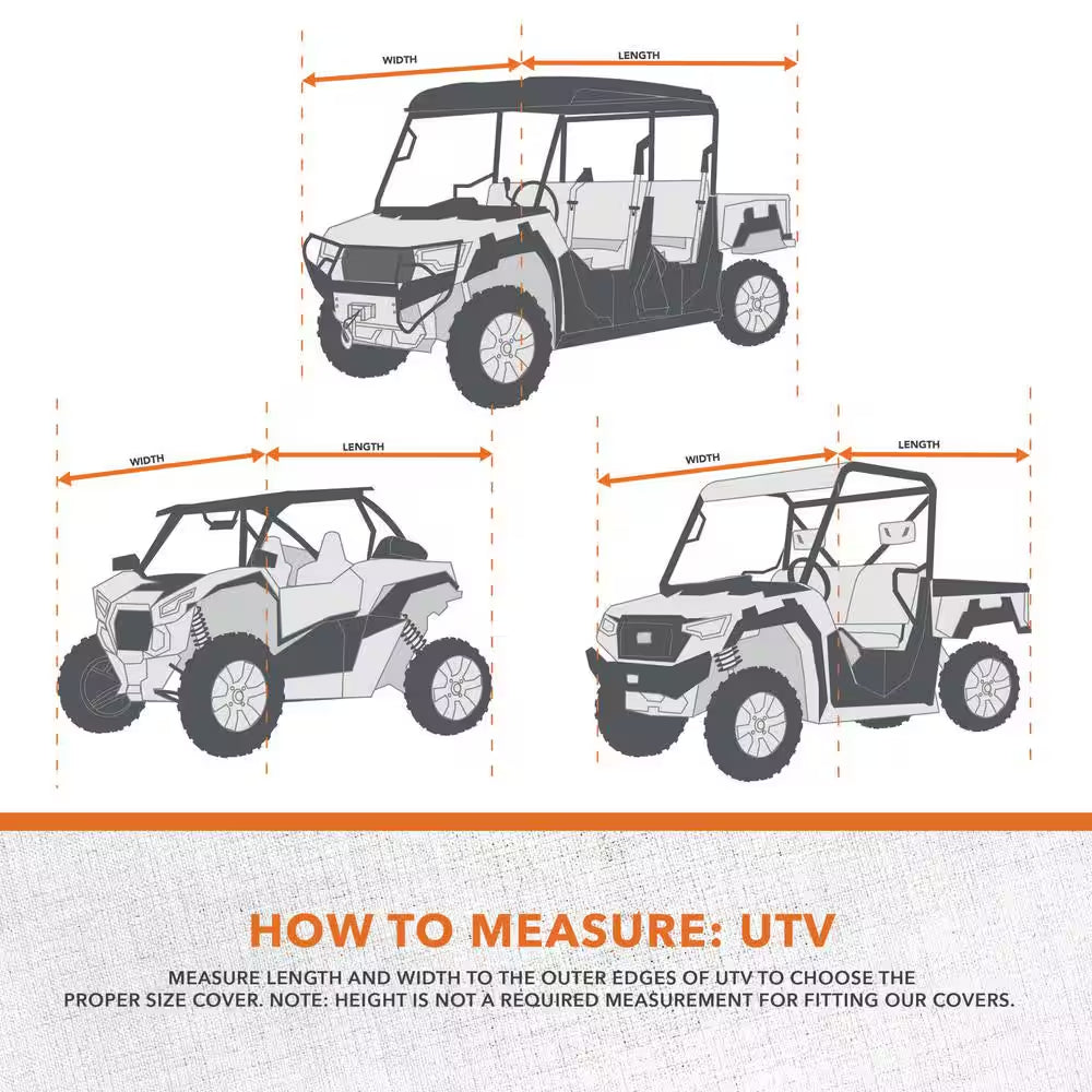 Sport UTV Cover, X-Large, Black