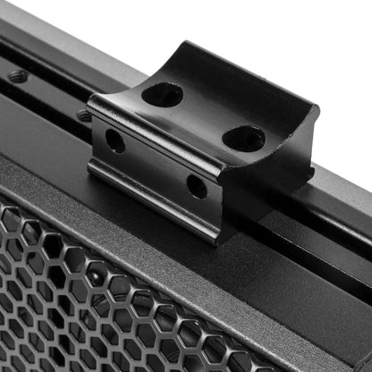 Basb27V2 27" 500W Amplified Weatherproof Bluetooth Soundbar for Utv/Atv/Sxs/Golf Cart, 8-Speakers, RGB LED Lights, Remote Control, Preset Equalizer, Fits 1.5" - 2" Roll Bars