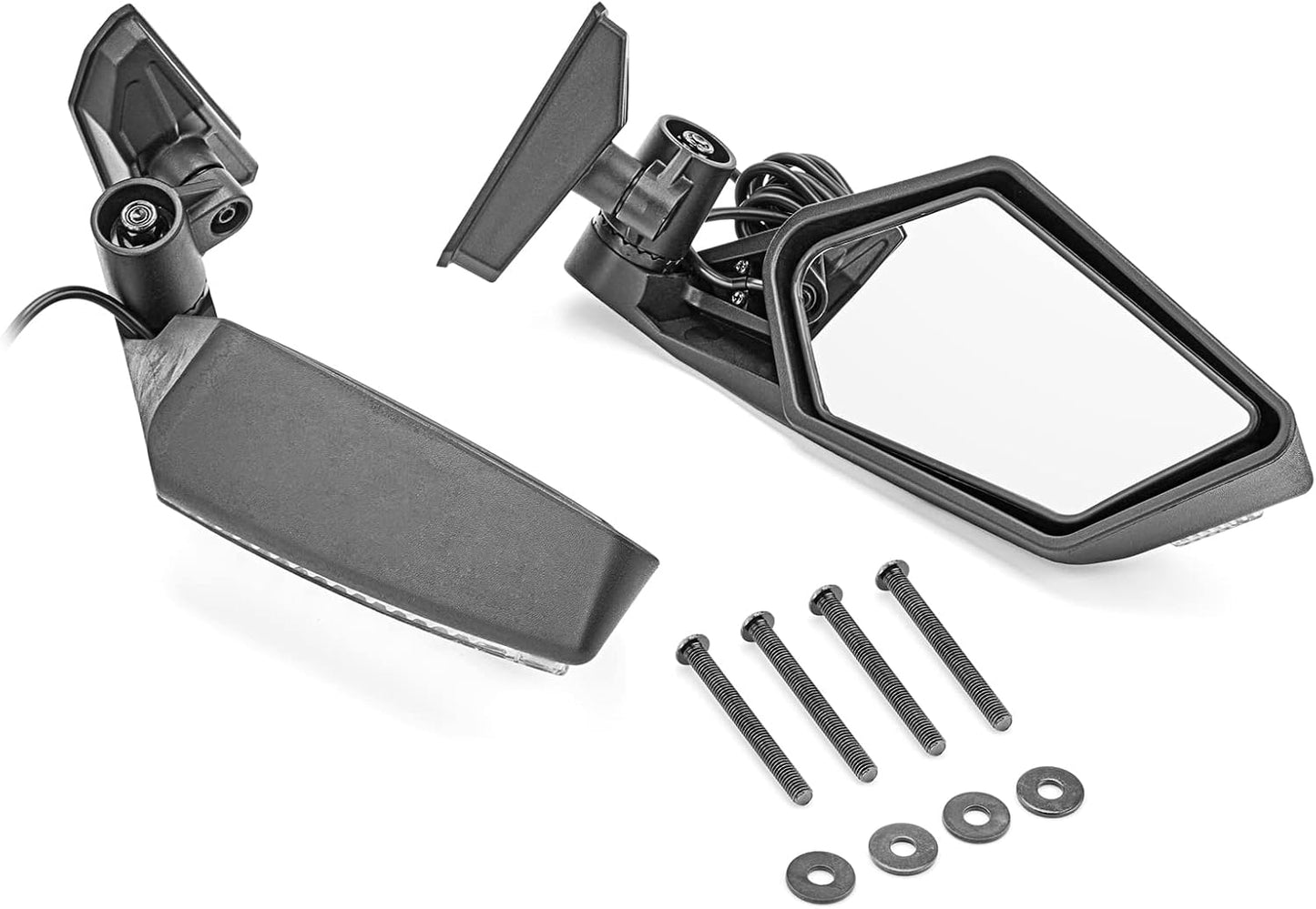 Side Rear View Mirrors with LED Turn Signal Lights Compatible with Can Am Maverick X3 XDS XRS Max R Turbo 2017-2026