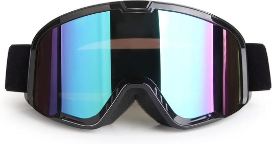 Dirt Bike ATV Goggles, Riding Racing Glasses Motorcycle Motocross Gear UTV MTB MX Accessories Powersports Offroad Goggles for Adult Youth - UV400 Anti-Scratch Windproof Dustproof - Color