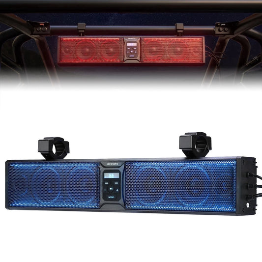 26'' RGB Bluetooth Sound Bar for ATV/UTV - Premium Vehicle Speakers