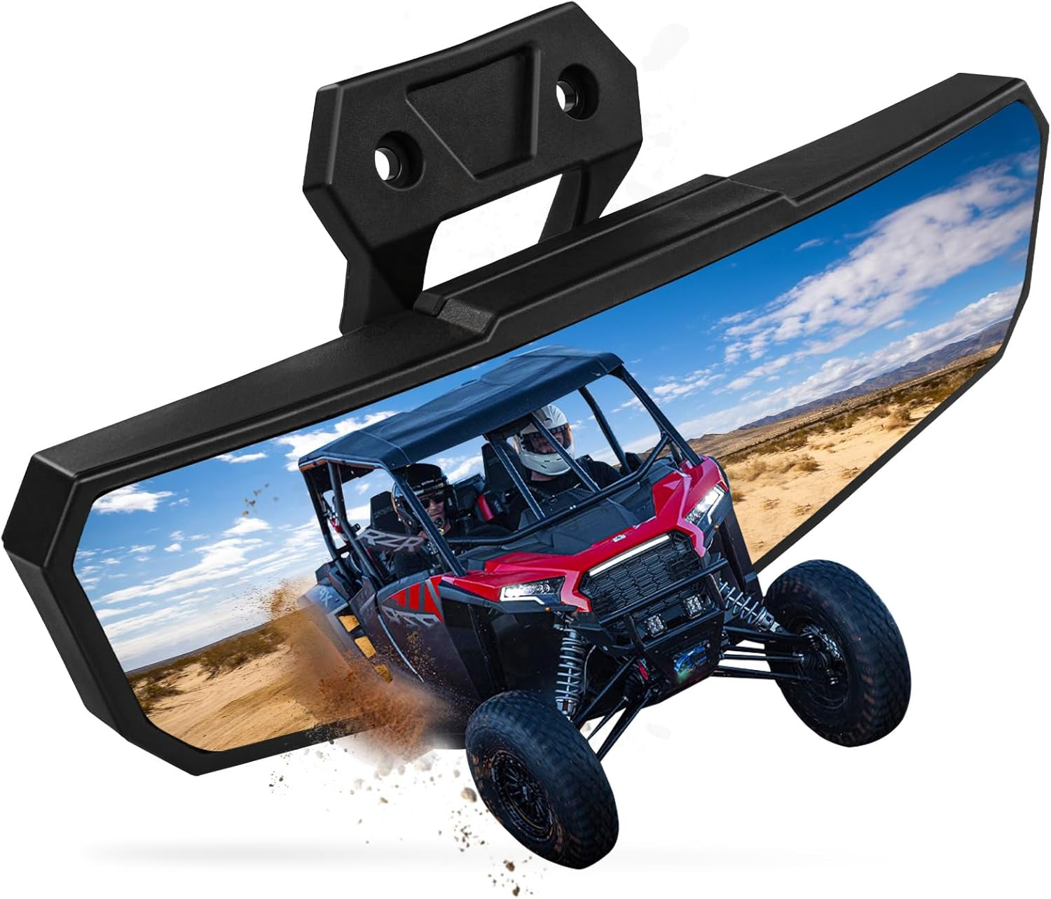 UTV Rear View Mirror Compatible with Polaris RZR PRO XP /4, Turbo R /4 2026 2025 2024 2023 2022 2021 2020, RZR XP 1000 2026 2025 2024 Accessories, Adjustable Convex RZR Rearview Mirror