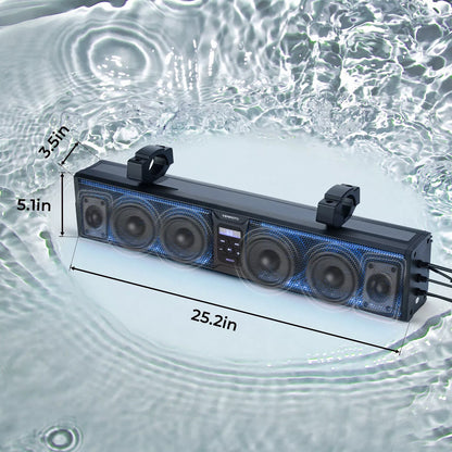 26'' RGB Bluetooth Sound Bar for ATV/UTV - Premium Vehicle Speakers
