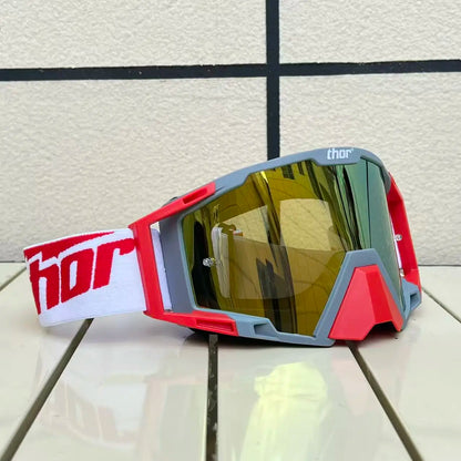 Motocross Goggles, Windproof Eyewear for Off-Road Motorcycles, Bicycle Helmets, Motorcycles, and Off-Road Biking Accessories VTT