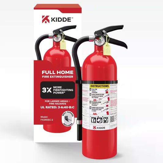 Home 3-A:40-B:C Class ABC 2.5 Lb. Fire Extinguisher, FA340